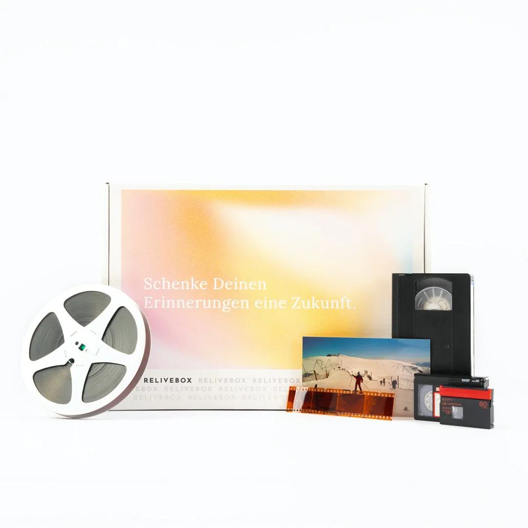 Relivebox mit Medien